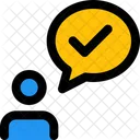 Speak Check User Chat Chat Icon