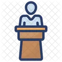 Speech Conference Oral Communication Icon