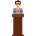 Speaker Podium Speech Icon