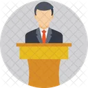 Orator Speaker Speech Icon