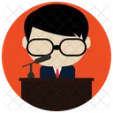 Speech Speaker Podium Icon