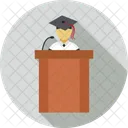 Speech Speaker Podium Icon