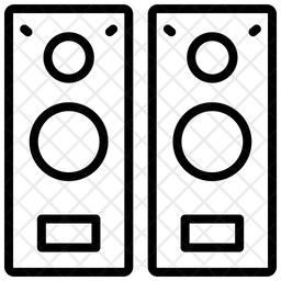 스피커 박스  아이콘