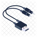 Cables Cord Usb Cable Data Cable Icône