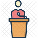 Public Speaker Speech Conference Icon