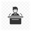Speaker Conference Speech Icon