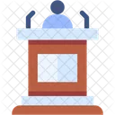 Speaker Speech Back To School Icon