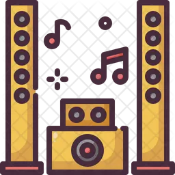 Speaker Music System  Icon