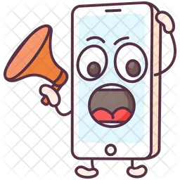 Speaker Phone Emoji Icon - Download in Colored Outline Style Speaker Phone Emoji Icon - Download in Colored Outline Style