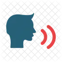 Speaking Talking Man Icon