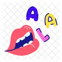 Speaking Mouth  Icon
