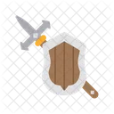 Spear And Shield  Icon