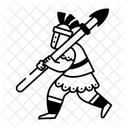 Spear Combat Battle Fighter Icon