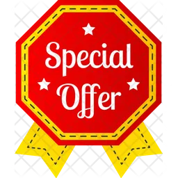 Special Discount Banner  Icon
