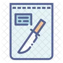Crime Forensic Evidence Icon