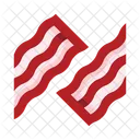 Speck Gebratener Speck Schweinefleisch Symbol