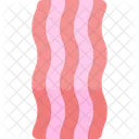 Speck Schweinefleisch Fast Food Symbol