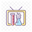 Scientifique Television Emission Icône