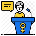 Speech Communication Chat Icon