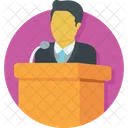 Speech Public Speaker Icon