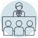 Business Meeting Table Icon