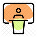 Speech Speaker Presentation Icon