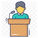 Speech Man Presentation Icon