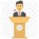 Speech Conference Presentation Icon