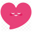 Speech Bubble Heart Icon