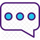 Dialogue Bubble Communication Icon