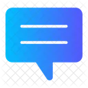 Speech Bubble Message Dialogue Icon