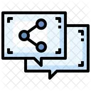 Speech Bubble Share Network Icon