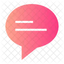 Speech Bubble Chat Box Dialogue Icon