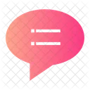 Speech Bubble Chat Box Dialogue Icon