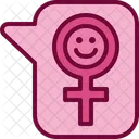 Speech Bubble Social Issues Talking Icon