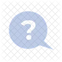 Speech bubble question mark  Icon