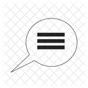 Speech Bubble Dialog Box Message Announcement Icon