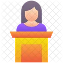 Speech Conference Speaker Icon