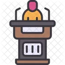 Speech Oration Address Icon