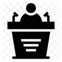 Orator Lecture Speech Icon