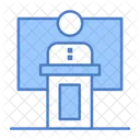 Speech Speaker Business Icon