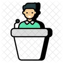 Speech Oration Public Speaker Icon