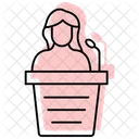 Speech Color Shadow Line Icon Icon