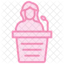 Speech Color Outline Icon Icon