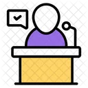 Speech Oration Public Speaker Icon