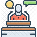 Speech Lecture Oration Icon