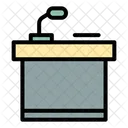 Speech Podium Speech Podium Icon