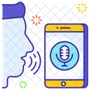 Speech Recognition Speech Authentication Biometric Voice Identification Icon