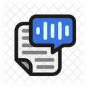 Speech Text  Icon