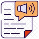 Speech to text  Icon